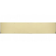 Brass Accents A09-P0630-628 6 x 30 in. Screw Mount Polished Brass-Aluminum Kick Plate