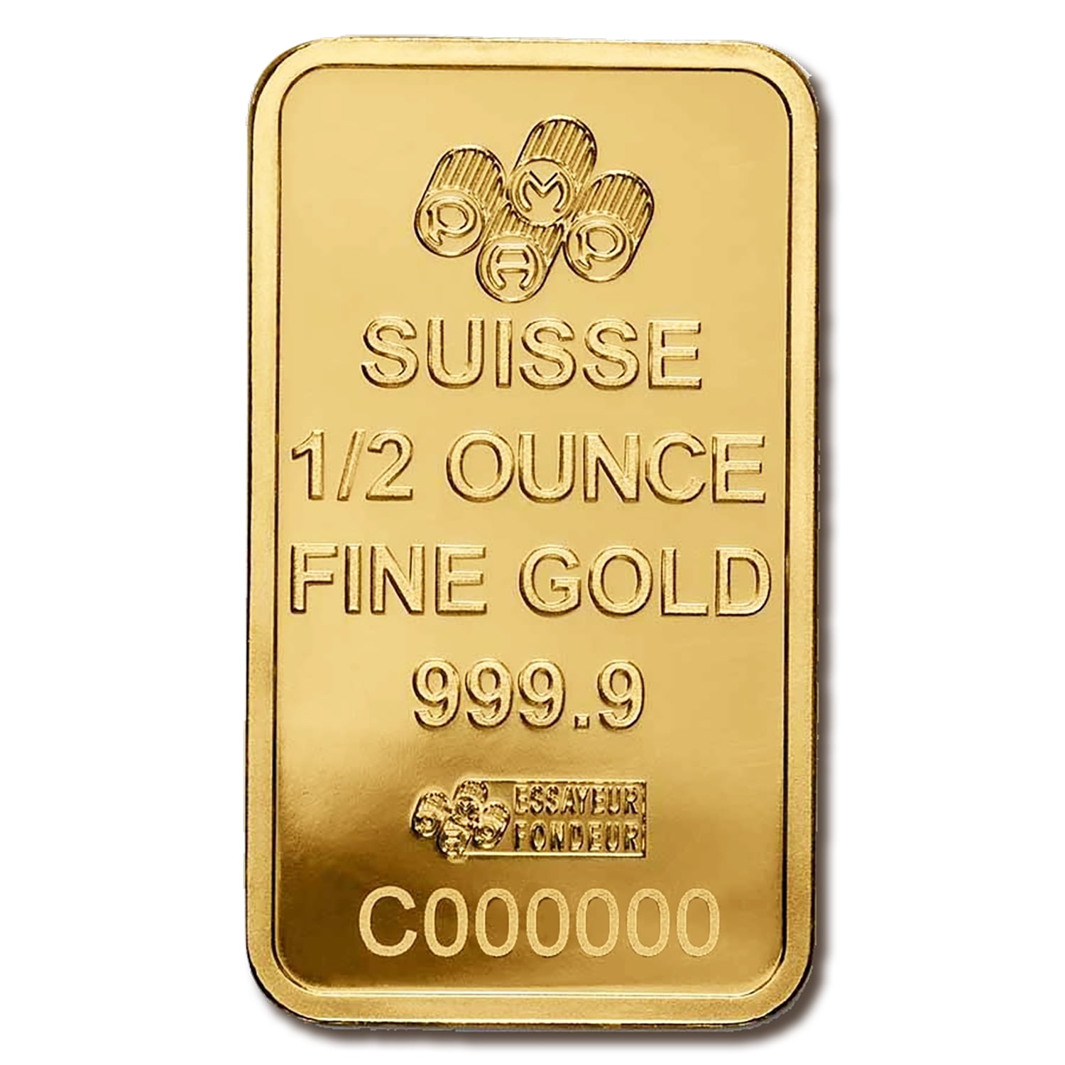 1/2 oz Gold PAMP Suisse Lady Fortuna Veriscan® Bar w/ Assay