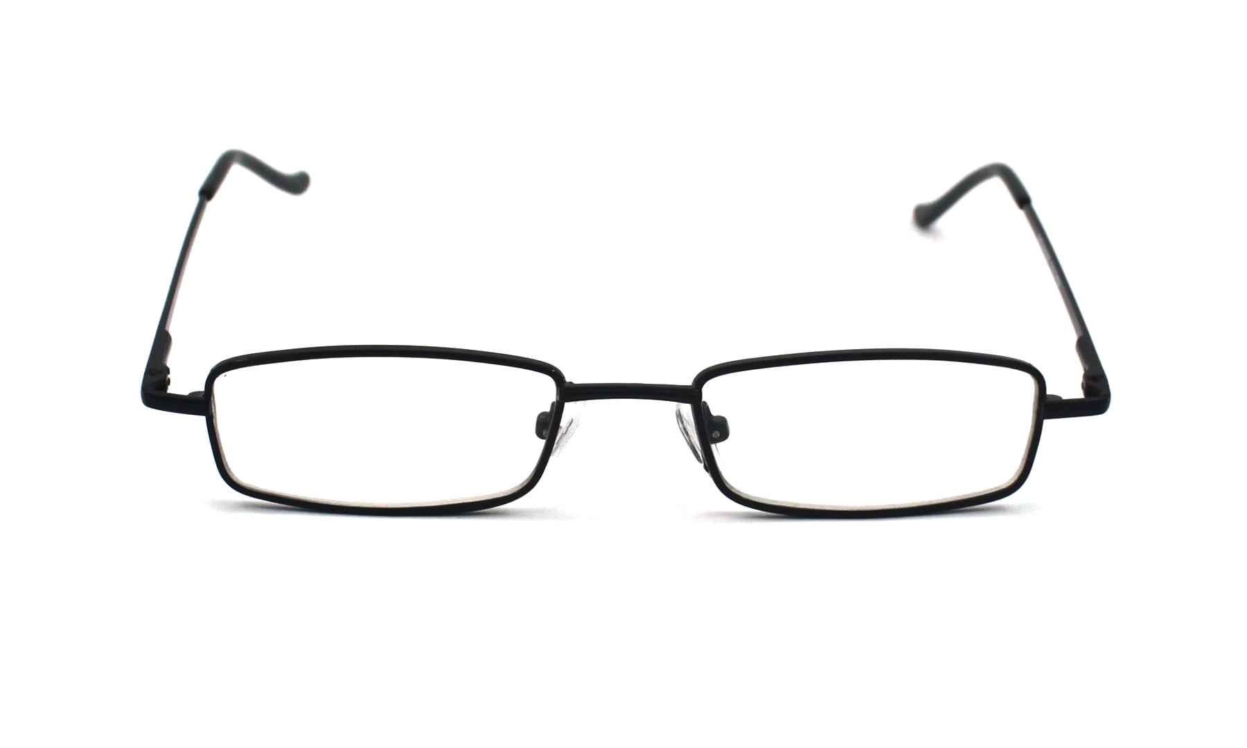 EYE ZOOM 3 Pack Ultra Slim Compact Tube Reading Glasses with Lightweight Portable Clip Case, Black +1.00