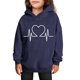 thumbnail image 1 of Sudaderas con capucha para niños y niñas, sudaderas casuales de manga larga, lindas sudaderas de gran tamaño con bolsillo de polar, chaquetas para niñas, 1 of 4