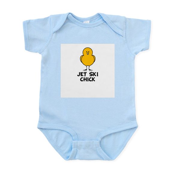 CafePress - Jet Ski Chick Infant Bodysuit - Baby Light Bodysuit, Size Newborn - 24 Months