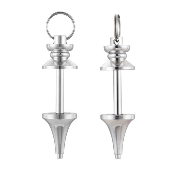 Brass Findings Pendant Bails Pendulum Platinum 42x12mm Hole: 9mm Material Brass