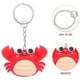 thumbnail image 4 of 10 llaveros de animales marinos de imitación, bonitos llaveros de cangrejo de dibujos animados para mochilas, bolsos, llaveros divertidos para regalos de fiesta., 4 of 7