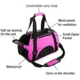 thumbnail image 2 of ZaneSun Cat Carrier,Soft-Sided Pet Travel Carrier for Cats,Dogs Puppy Comfort Portable Foldable Pet Bag Airline Approved(rose), 2 of 5