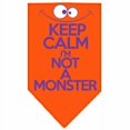 thumbnail image 1 of Keep Calm Bandana Imprimé Écran Orange Grand, 1 of 1