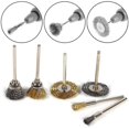 thumbnail image 2 of 36 Uds Brosse metallique, Brosses de Polissage en Laiton y Acier Brosses de Fil Métallique Polissage Nettoyage Kit Outils Rotatifs en Laiton, 2 of 5