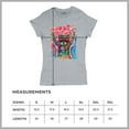 thumbnail image 5 of Tee Hunt Dean Russo Cosmic Trash Panda T-Shirt Funny Weird Hippie Women's T-Shirt Tee, Gray, XX-Large, 5 of 5