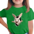 thumbnail image 1 of T-shirt à Manches Courtes pour Garçons, Col Rond, Décontracté, Graphique, pour Enfants, Haut en Mélange de Polyester, 1 Pce, 1 of 5