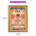thumbnail image 5 of I'm a Cane Corso Mom and a Registered Nurse Nothing Scares Me Acrylic Plaque with Wood Photo Frame Box Italian Mastiff Dog Lover Gifts Idea Light Box - 00002, 5 of 5