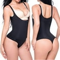thumbnail image 2 of Shapewear for Women Tummy Control Latex Thong Body Shaper Butt Lifter Open Bust Bodysuit Waist Trainer, 2 of 6