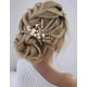 thumbnail image 3 of Horquillas para el pelo de boda, pasadores de perlas, pasador nupcial, accesorios para el pelo de boda para novias y mujeres (dorado), 3 of 5