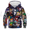 thumbnail image 3 of Nueva sudadera con capucha con estampado 3D Friday Night Funkin para niños, ropa para niños, sudadera de moda para niños, ropa de calle, juego de anime, camisetas de gran tamaño, 3 of 5