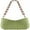 Green, variant on Straw Woven Shoulder Bag for Women Summer Beach Travel Crossbody Handbag Classics Satchel Purse
