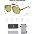 thumbnail image 6 of PrimeCook Shop Classic Polarized Aviator Sunglasses for Women Men, Retro Trendy Aviators Shades SJ2201, 6 of 10