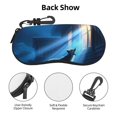 Balery A Wolf Barks Out A Window for Zipper Sunglasses Case, Eyeglasses ...