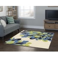 thumbnail image 2 of Linon RUGTA40823 2 x 3 ft. Trio 408 Bloom Indoor Area Rug - Ivory, 2 of 3