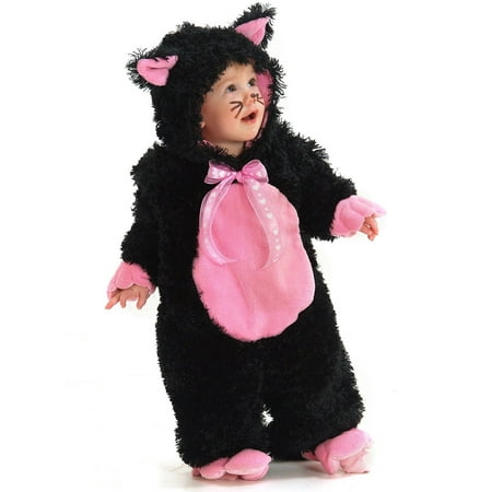 Black and Pink Kitty Halloween Costume