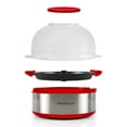 thumbnail image 4 of Nostalgia Stir-Pop Popcorn Maker, Red and Stainless Steel, 4 of 5