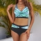 thumbnail image 2 of Bikini sexy para mujer, traje de baño de playa de dos piezas dividido con almohadilla en el pecho, traje de baño cruzado en la espalda Fridja  nalpqowj20169, 2 of 9