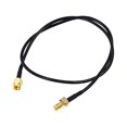 thumbnail image 1 of Uxcell Cable de extensión de antena de baja pérdida SMA Macho a SMA Hembra Bulkhead de 16 pies RG174, 1 of 3
