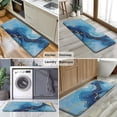 thumbnail image 6 of Blue Marble Gold Line Pattern Kitchen Rug Mat,Kitchen Runner Rugs Non Skid Washable,Decorative Kitchen Floor Mats for Kitchen,Sink,Laundry,17"x47.2", 6 of 7