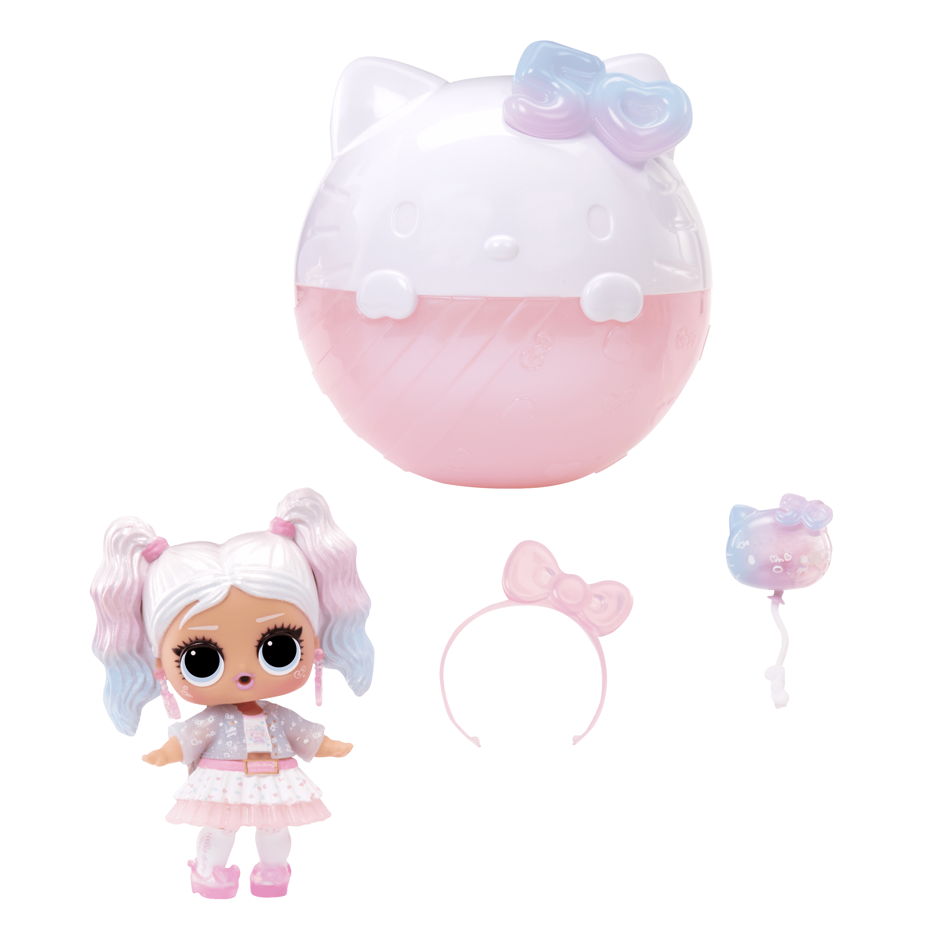 LOL Surprise Loves Hello Kitty Tots Collectible Doll, 7 Surprises, 50th Anniversary, Age 3+  (图3)
