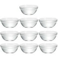 thumbnail image 3 of LEORX Small Glass Bowls for Home Transparent Prep Bowls Ideal for Salad Dessert Dipping 10pcs, 3 of 8