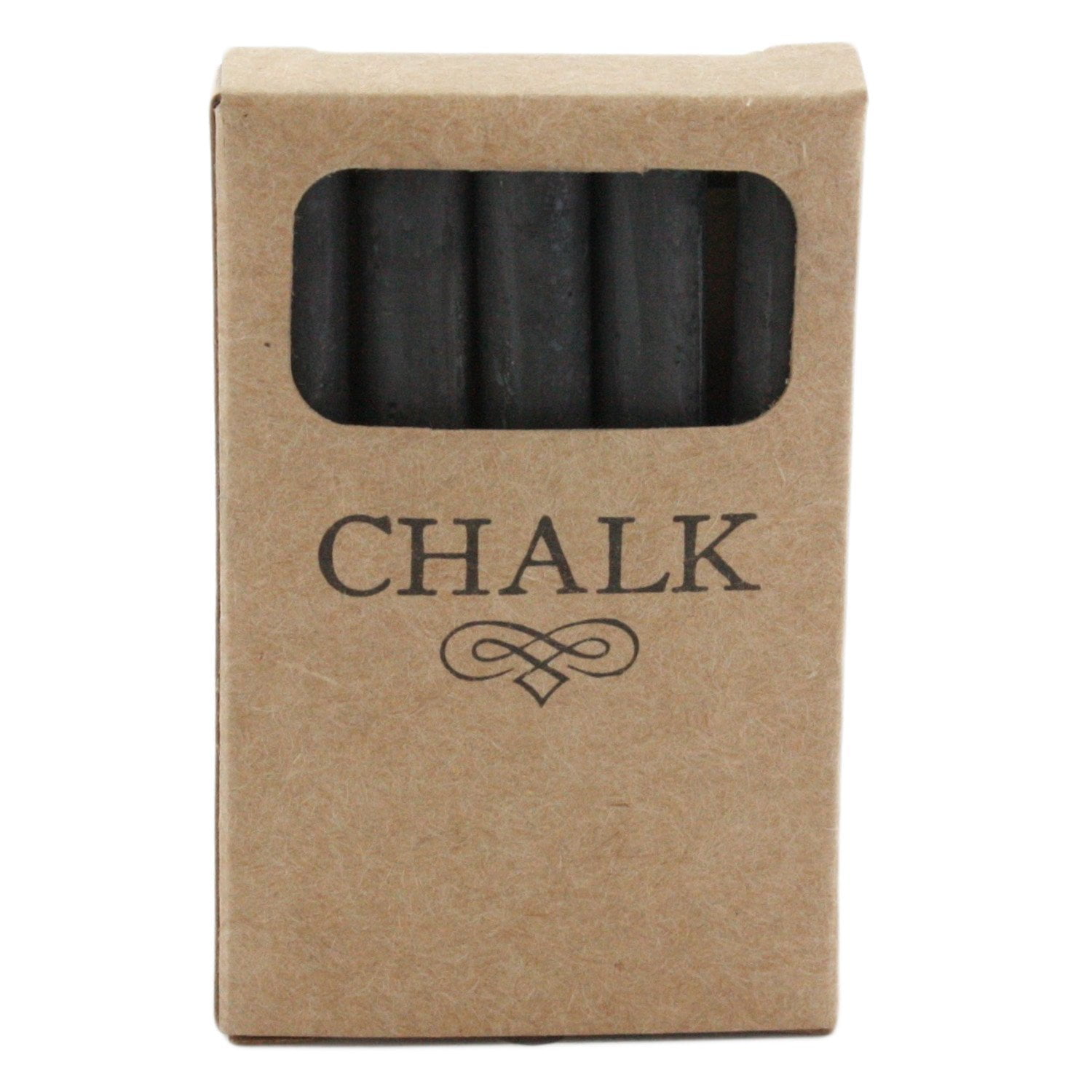 HomArt Box of Chalk 5 Sticks Black