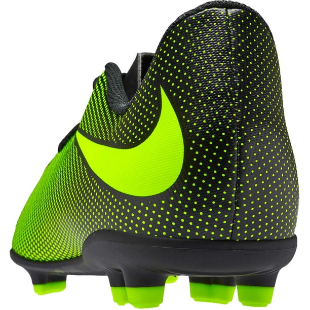 Nike BRAVATA II FG Black Green Athletic Cleats Shoes - Walmart.com