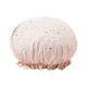 thumbnail image 1 of Gorro de Ducha con Encaje de Doble Capa | Gorro de Baño de Plástico Reutilizable con Banda Elástica | Protector de Cabello Impermeable Grueso de EVA para Spa, Hotel, Salón, Maquillaje | Adultos y, 1 of 3