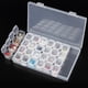 thumbnail image 3 of Cuadros Decorativos Caja de almacenamiento con 28 ranuras para decoración de uñas vitrina de joyería con diamantes de imitación (transparente) JShteea Nuevos Originales, 3 of 6
