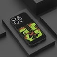thumbnail image 3 of Proteja su teléfono con estilo: Funda plateada coloreada con diseño de imagen divertida para iPhone 15 Pro Max 14 13 12 Pro 11, 3 of 4