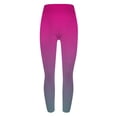 thumbnail image 4 of SELONE Womens Workout Leggings Mid Rise Stretch Polyester Fashion Clothes Ankle Length Slim Casual Pants Hot Pink L, 4 of 5