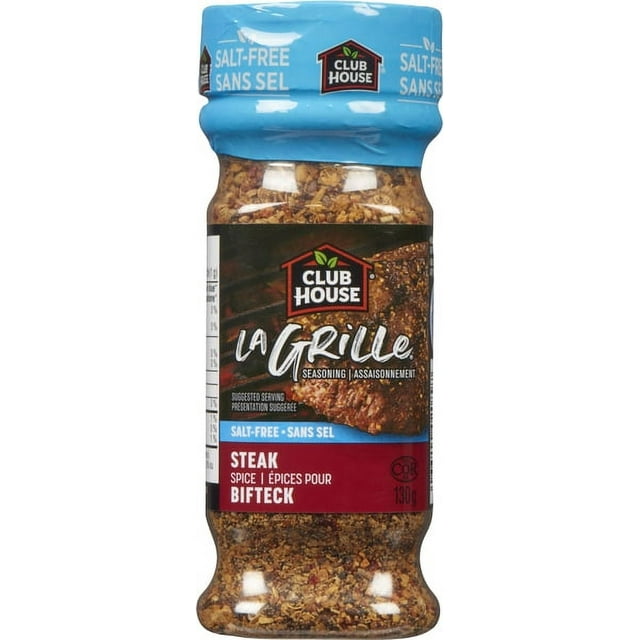 Club House La Grille Epices Pour Biftek Assaisonnement, Sans Sel, 130 G