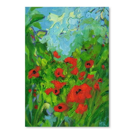 UPC: 0686457560894 | Americanflat Twenty One Poppies by Mary Kemp Poster Art Print