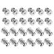 thumbnail image 1 of 24 piezas de perillas redondas mini de 0.26'' x 0.31'', tiradores pequeños para cajones, perillas de armario, tiradores plateados, 1 of 6