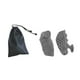 thumbnail image 1 of 2 almohadillas de agarre para levantamiento de pesas, protector de palma ergonómico, antideslizante, con cordón. Gris, 1 of 9