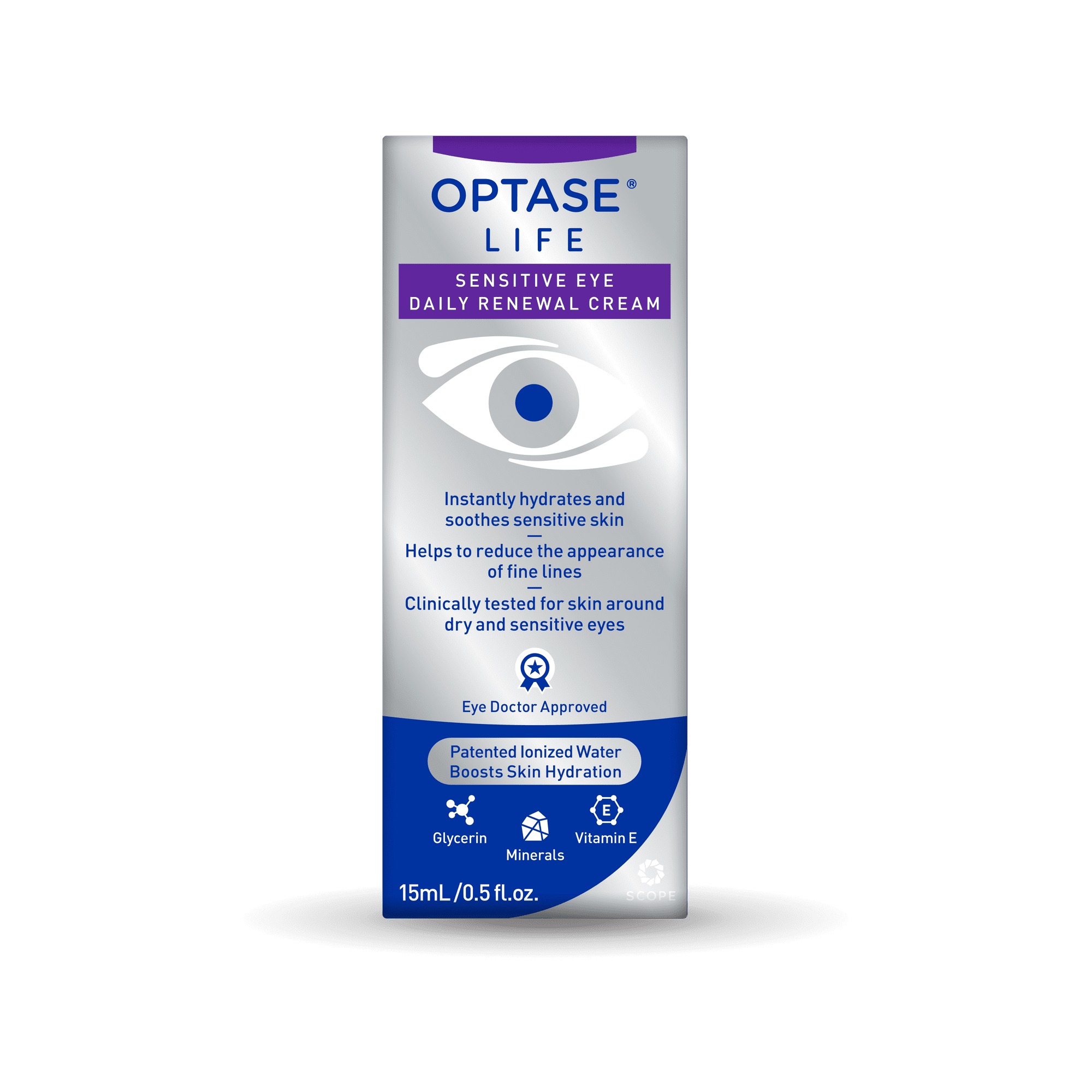 OPTASE Life Sensitive Eye Daily Renewal Cream
