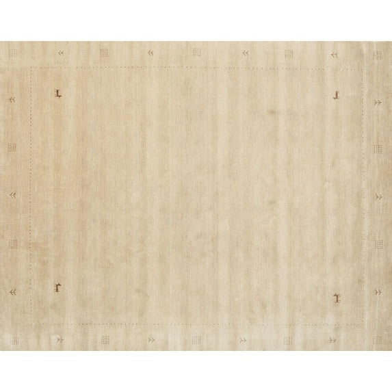 Ahgly Company Machine Washable Indoor Rectangle Contemporary Brown Area Rugs, 2' x 4'