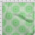 thumbnail image 4 of oneOone Velvet Light Green Fabric Geometric Fabric For Sewing Printed Craft Fabric By The Yard 58 Inch Wide, 4 of 4