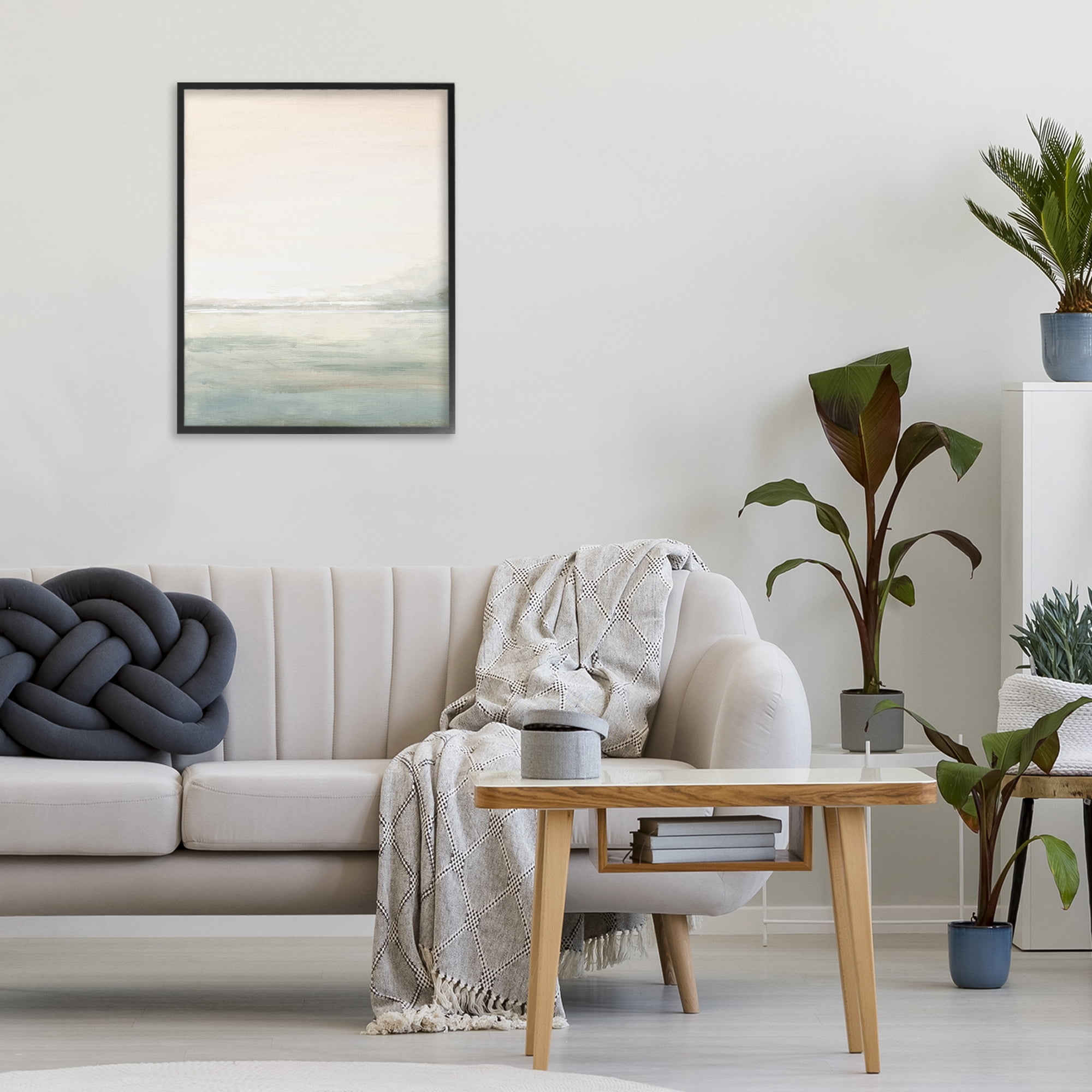 Stupell Industries Light Fog Atmosphere Black Framed Giclee Art, design by Patricia Pinto