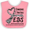 thumbnail image 3 of Inktastic Someone I Love Has Eds- Ehlers Danlos Syndrome Boys or Girls Baby Bib, 3 of 4