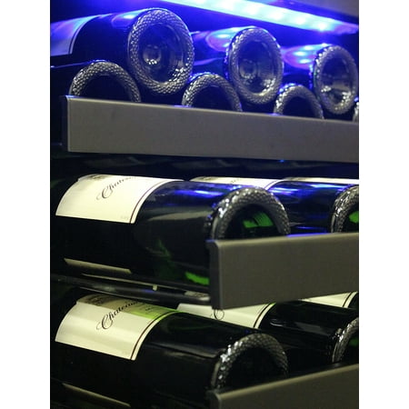 Vinotemp - 54-Bottle Wine Cooler - Stainless steel