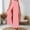 Pink, variant on Huanyaaa Womens Double Split Maxi Long Skirt Ladies Plain Basic Two Side Slit Table Skirt for Birthday Party Elastic Bed Skirt Overall Skirt Long Skirt Poodle Skirts for Women Skirt with Suspenders