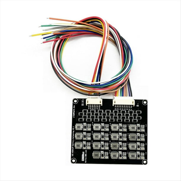1.2A Balance Li-Ion Lifepo4 Batería de Litio Ecualizador Activo Balanceador Transferencia de Energía 16S
