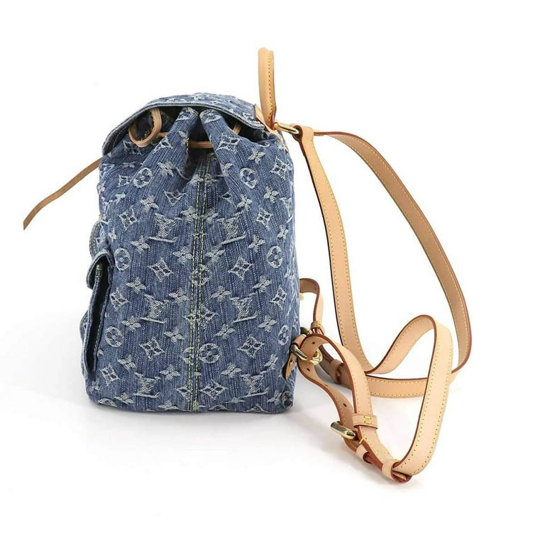 Louis Vuitton Vintage Denim Sac A Dos Pm Backpack - Blue