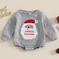 thumbnail image 2 of Okbabeha Baby Girl Boy Christmas Outfit Santa/Christmas Tree/Gingerbread/Bow Sweatshirt Romper Sweater  one-piece  Bubble Bodysuit, 2 of 8