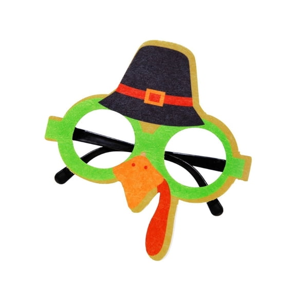 AOOOWER Thanksgiving Glasses Thanksgiving Party Decoration For Festival Family Reunion School Celebration Photo Display