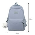 thumbnail image 2 of EASTIN Casual Book Bags Large Capacity Woman Backpack Simple for Outdoor Sport (Pink), 2 of 8