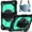 Mint, variant on Shockproof Case for Samsung Galaxy Tab A9 8.7" SM-X110 X115, Rugged Hybrid Protection Drop Proof Cover with Shoulder Strap & Hand Strap [PET Screen Protector Film] Rotating Kickstand Case,Black